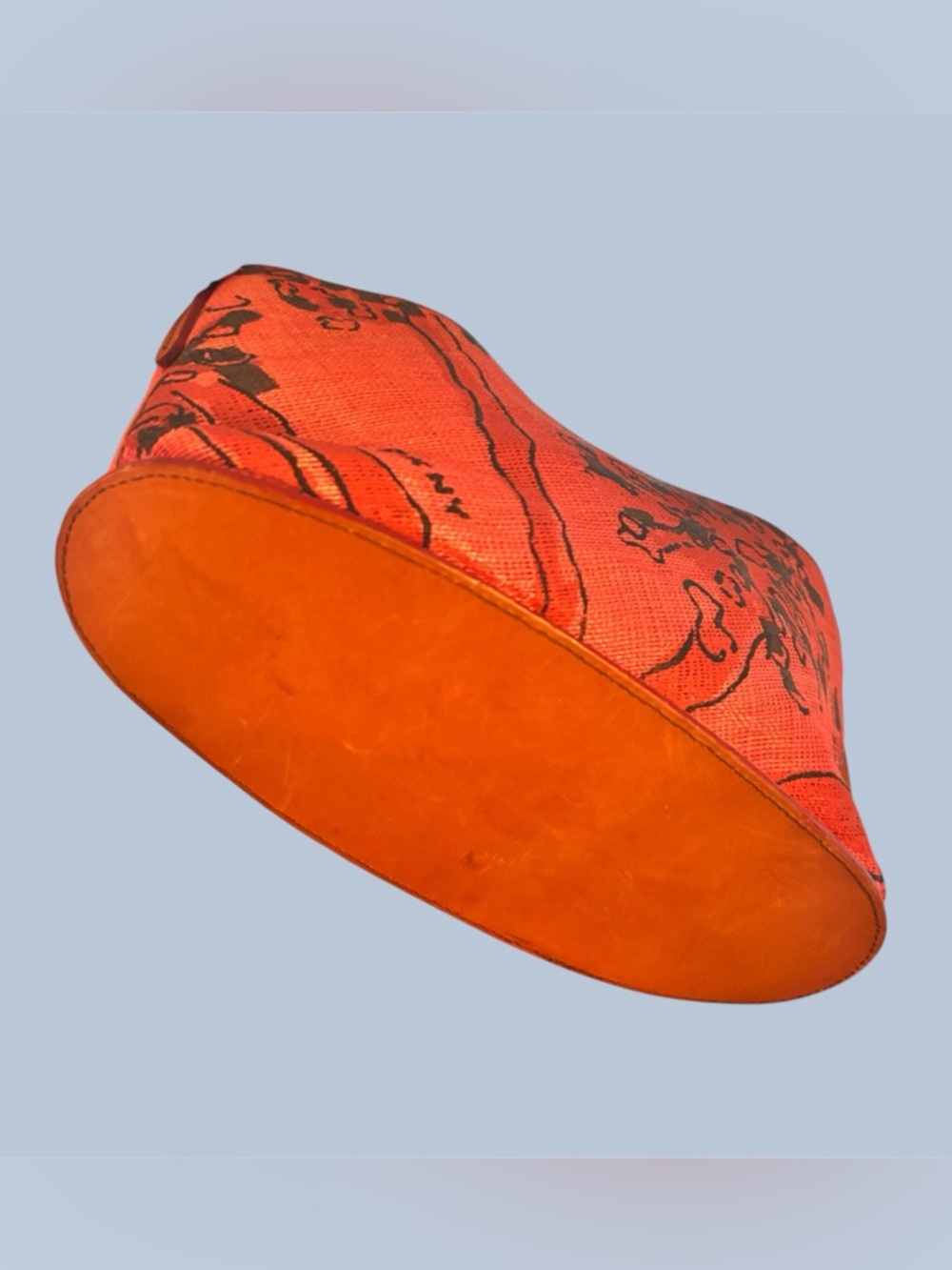 DKNY Red-Orange Floral Shoulder Bag - Picture 3 of 4
